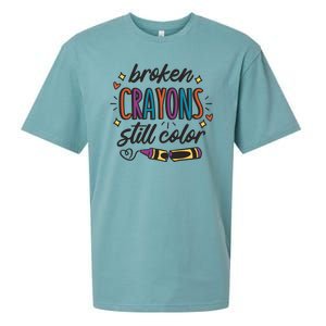 Broken Crayons Still Color Sueded Cloud Jersey T-Shirt