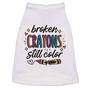 Broken Crayons Still Color Doggie Tank