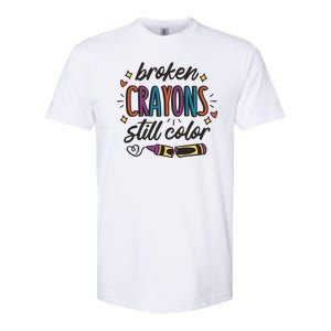 Broken Crayons Still Color Softstyle CVC T-Shirt