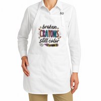 Broken Crayons Still Color Apron