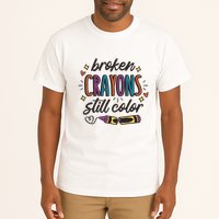 Broken Crayons Still Color Tall T-Shirt