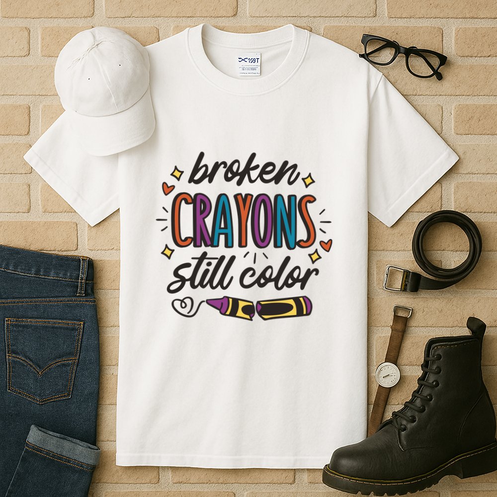 Broken Crayons Still Color Tall T-Shirt