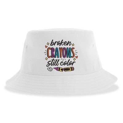 Broken Crayons Still Color Sustainable Bucket Hat