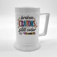 Broken Crayons Still Color Beer Stein