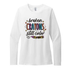 Broken Crayons Still Color Womens CVC Long Sleeve Shirt