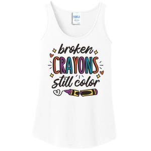 Broken Crayons Still Color Ladies Essential Tank