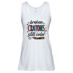 Broken Crayons Still Color Ladies Essential Flowy Tank