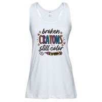 Broken Crayons Still Color Ladies Essential Flowy Tank