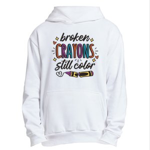 Broken Crayons Still Color Urban Pullover Hoodie