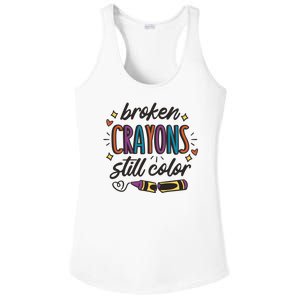 Broken Crayons Still Color Ladies PosiCharge Competitor Racerback Tank