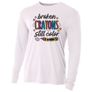 Broken Crayons Still Color Cooling Performance Long Sleeve Crew