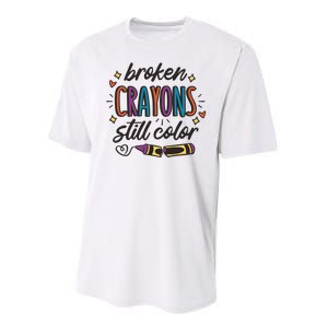 Broken Crayons Still Color Performance Sprint T-Shirt