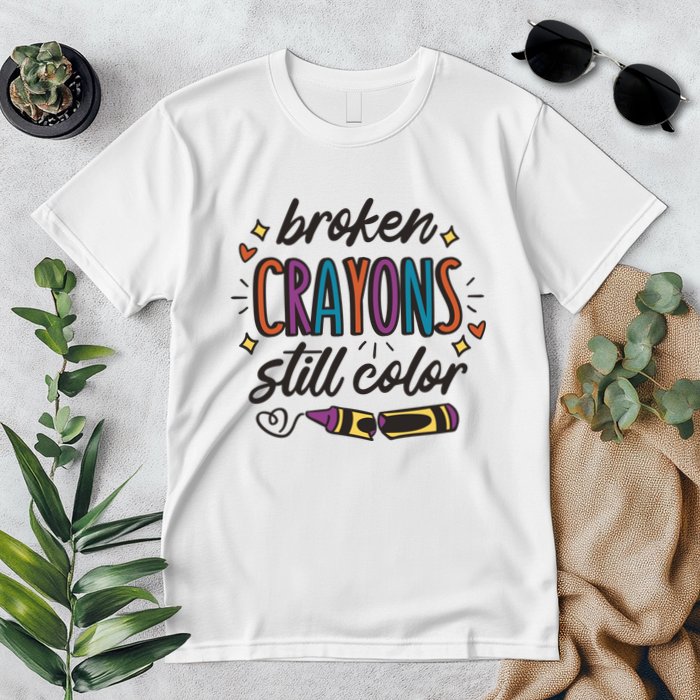 Broken Crayons Still Color Premium T-Shirt