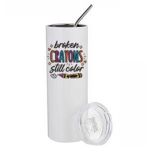 Broken Crayons Still Color Stainless Steel Tumbler