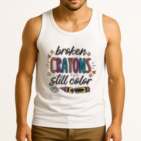 Broken Crayons Still Color Tank Top