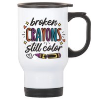 Broken Crayons Still Color Stainless Steel Travel Mug