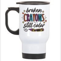 Broken Crayons Still Color Stainless Steel Travel Mug