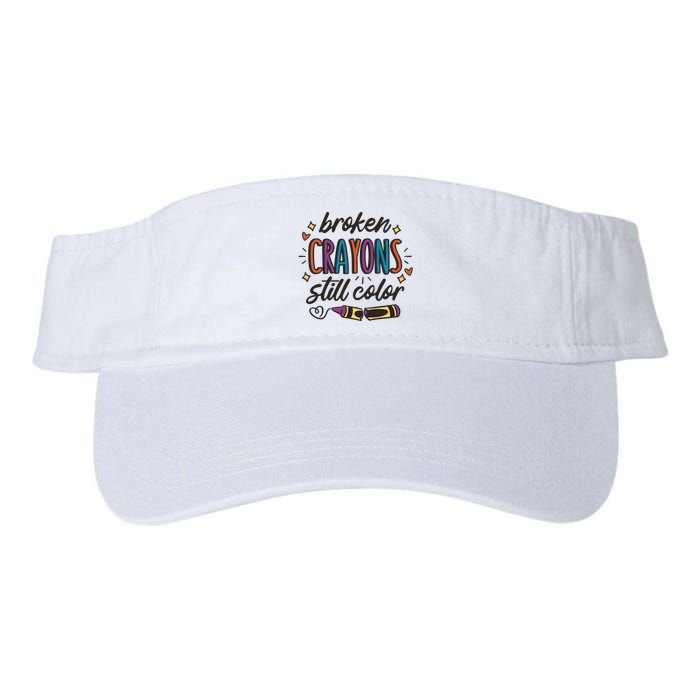 Broken Crayons Still Color Visor
