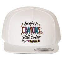 Broken Crayons Still Color Wool Snapback Cap
