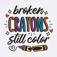 Broken Crayons Still Color Wool Snapback Cap