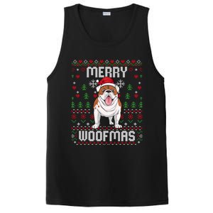 Bulldog Christmas Sweater Ugly Xmas Merry Woofmas Cool Gift PosiCharge Competitor Tank