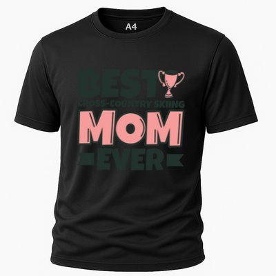 Best Crosscountry Skiing Mom Ever Mother Funny Cute Gift Performance Shirt