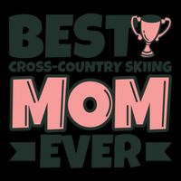 Best Crosscountry Skiing Mom Ever Mother Funny Cute Gift Impact Tech Backpack