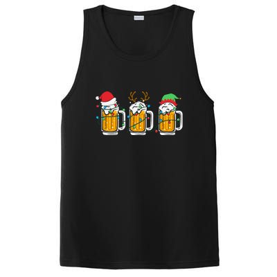 Beer Christmas Santa Reinbeer Xmas Light Xmas Holiday PosiCharge Competitor Tank