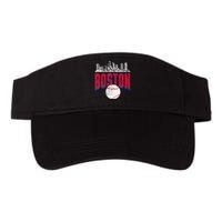 Boston City Skyline Retro Boston Baseball Vintage Valucap Bio-Washed Visor