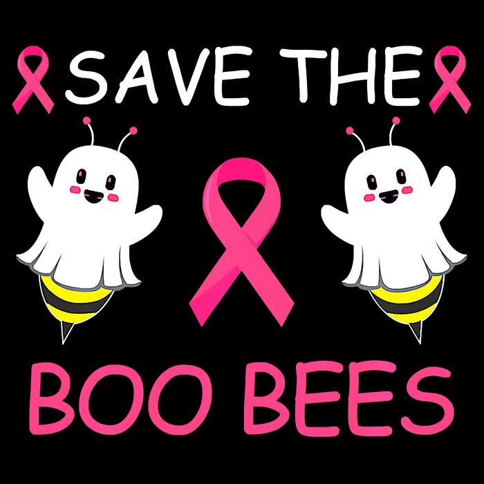 Breast Cancer Save The Boo Bees Halloween Impact Tech Backpack