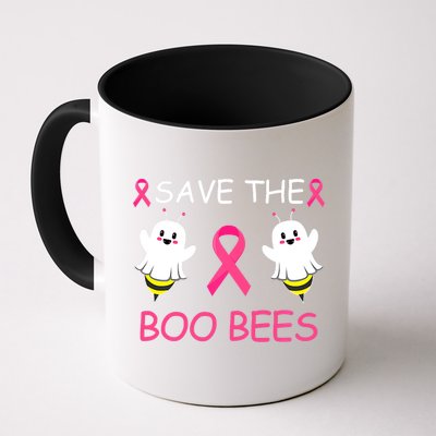 Breast Cancer Save The Boo Bees Halloween Mug