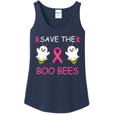 Breast Cancer Save The Boo Bees Halloween Ladies Essential Tank