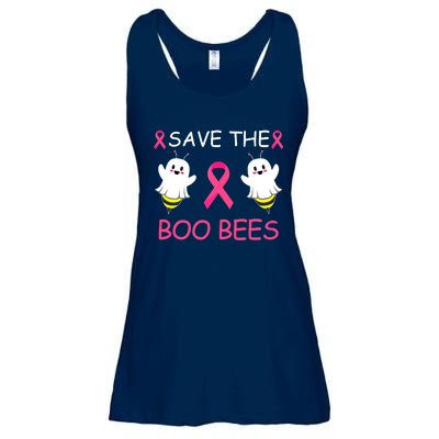 Breast Cancer Save The Boo Bees Halloween Ladies Essential Flowy Tank