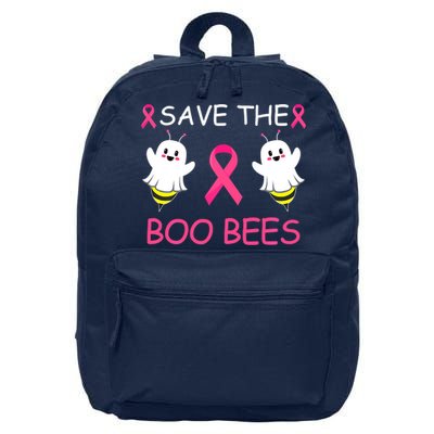 Breast Cancer Save The Boo Bees Halloween 16 in Basic Backpack