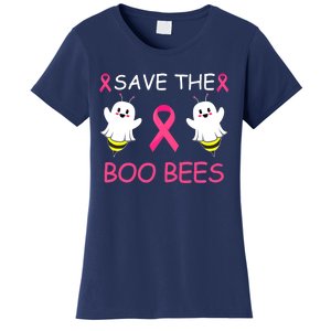 Breast Cancer Save The Boo Bees Halloween Women's T-Shirt