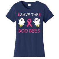 Breast Cancer Save The Boo Bees Halloween Women's T-Shirt