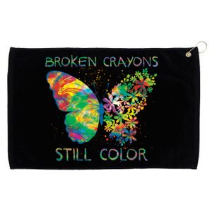 Broken Crayons Still Colors Tal Health Awareness Great Gift Grommeted Golf Towel