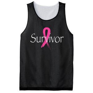 Breast Cancer Survivor Pink Ribbon Awareness Month Mesh Reversible Basketball Jersey Tank