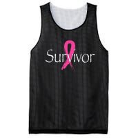 Breast Cancer Survivor Pink Ribbon Awareness Month Mesh Reversible Basketball Jersey Tank