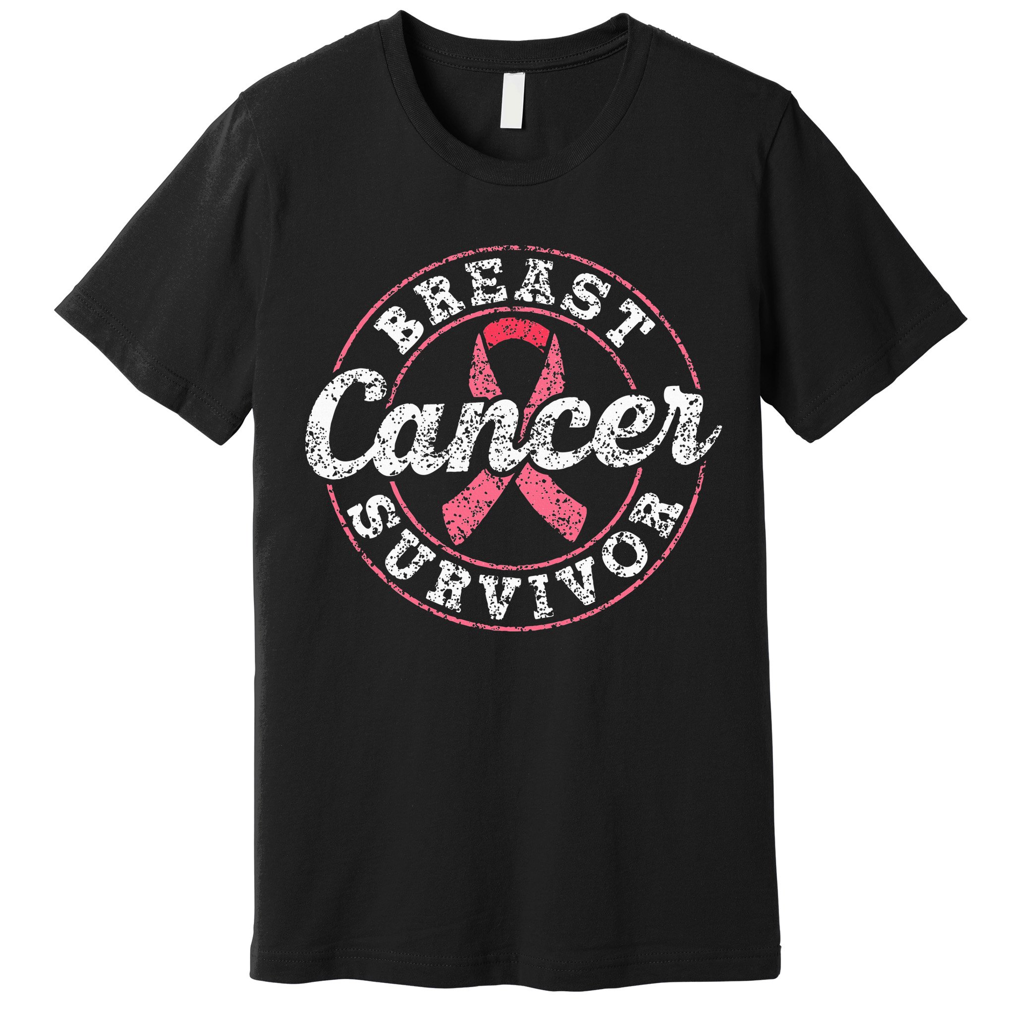 Breast Cancer Survivor Pink Awareness Fight Breast Cancer Premium T-Shirt