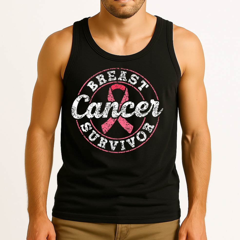 Breast Cancer Survivor Pink Awareness Fight Breast Cancer Tank Top