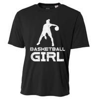 Basketball Cute Sports Lover Baller Player Women Cooling Performance Crew T-Shirt