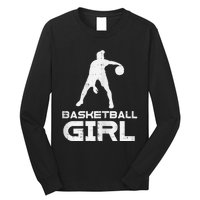 Basketball Cute Sports Lover Baller Player Women Long Sleeve Shirt