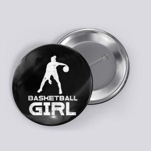 Basketball Cute Sports Lover Baller Player Women Button