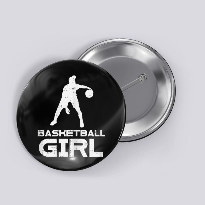 Basketball Cute Sports Lover Baller Player Women Button