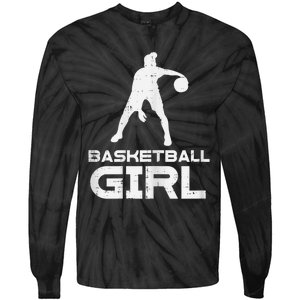 Basketball Cute Sports Lover Baller Player Women Tie-Dye Long Sleeve Shirt