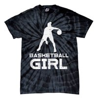 Basketball Cute Sports Lover Baller Player Women Tie-Dye T-Shirt