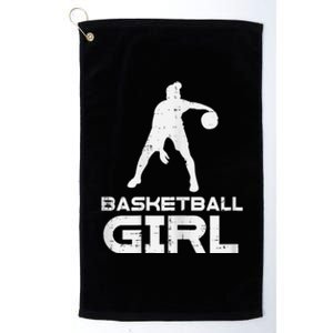 Basketball Cute Sports Lover Baller Player Women Platinum Collection Golf Towel