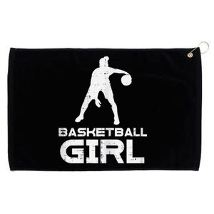 Basketball Cute Sports Lover Baller Player Women Grommeted Golf Towel