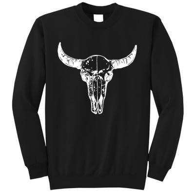 Boho Cow Skull Wild West Western Sweatshirt